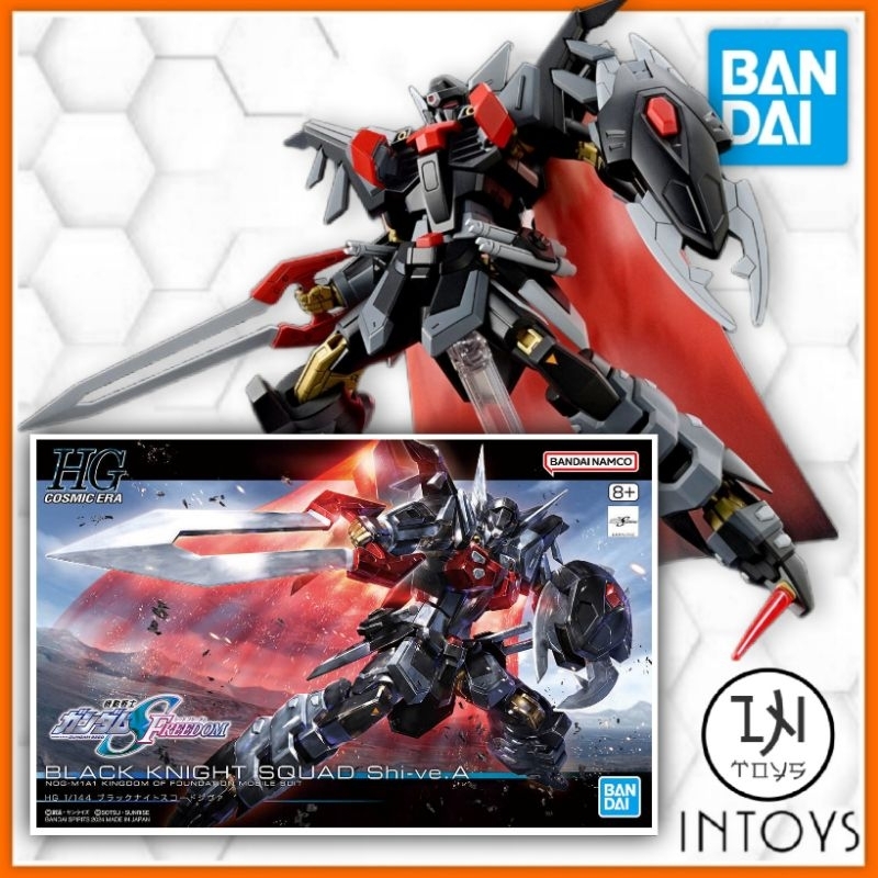 BANDAI - (HG) 1/144 BLACK KNIGHT SQUAD Shi-ve.A ( Ganpla / Gundam Plastic Kits)