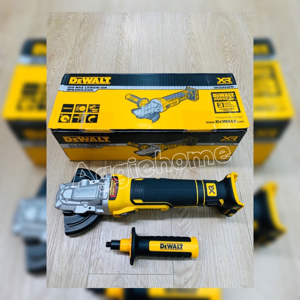 DEWALT เครื่องเจียร์ไร้สาย 4 นิ้ว 20V รุ่น DCG405FN (ตัวเปล่า) เครื่องมือช่าง / หินเจียร์หัวแบน
