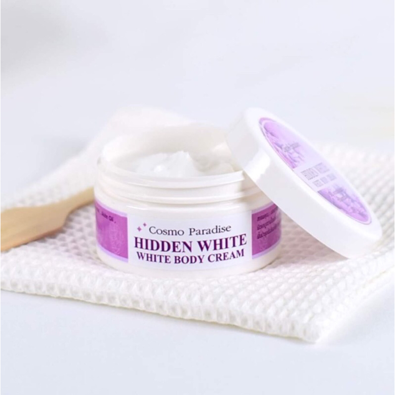 HIDDEN WHITE ครีมฟื้นฟูป้องกันขาแตกลาย รอยแผลเป็น ขนาด 100 กรัม