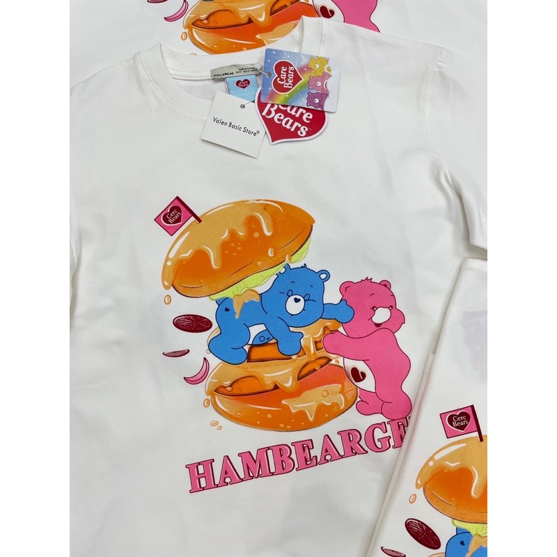 Hamberger x Bear T-shirt 🍔🐻 เสื้อยืดน้องหมีแคร์แบร์