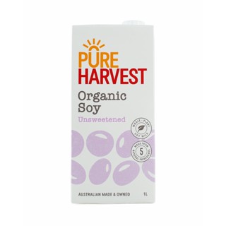 PureHarvest Organic Soy Unsweetened 1 Liter  เพียวฮาร์เวสต์ …
