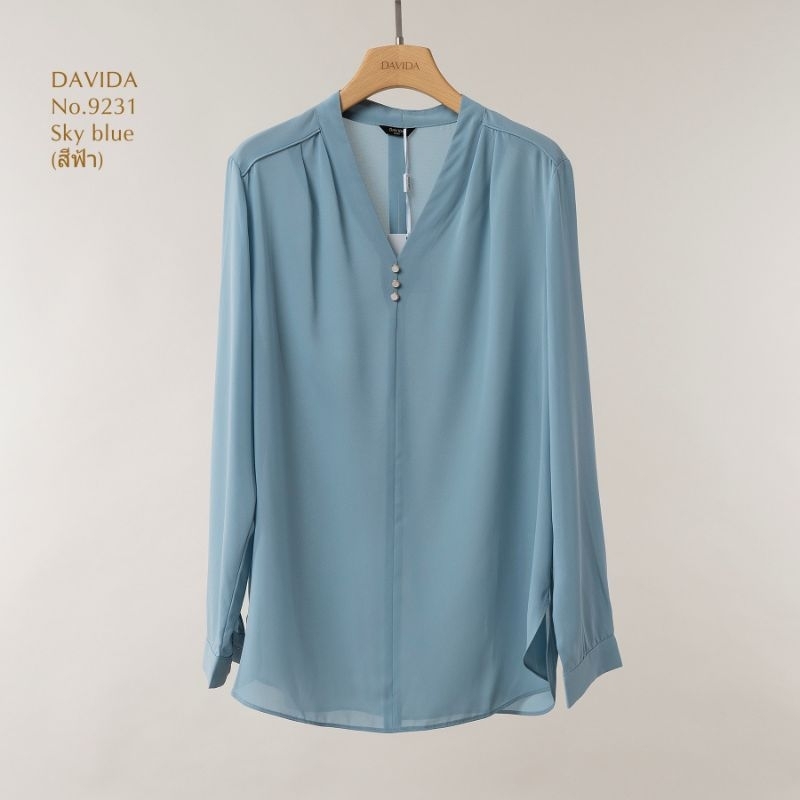 เสื้อแขนยาวใส่ทำงานผ้าใส่สบาย