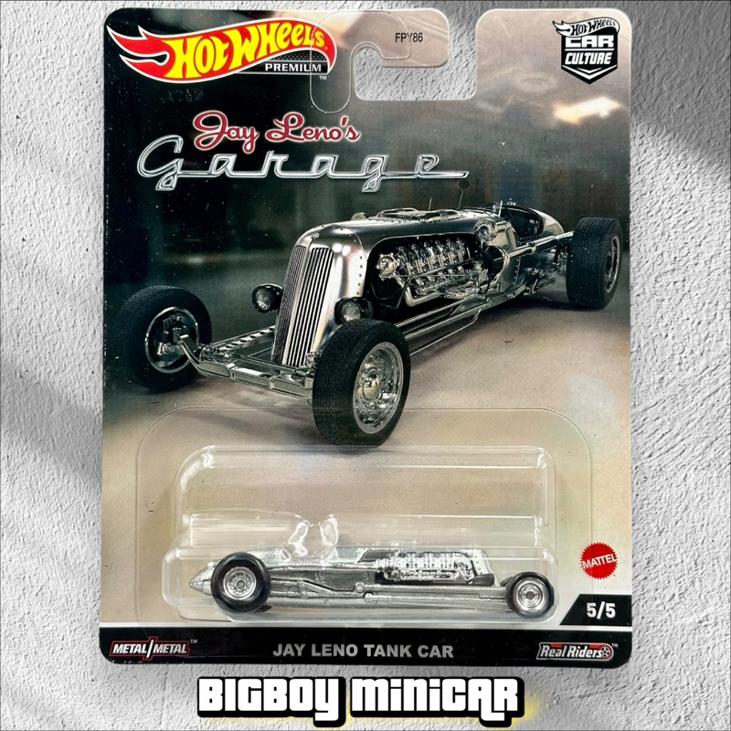 Hot Wheels Premium - JAY LENO TANK CAR ล้อยาง
