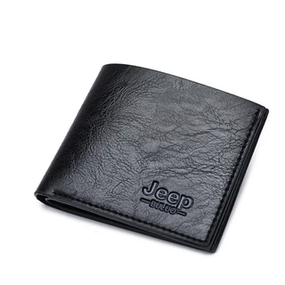 JEEP กระเป๋าสตางค์หนังผู้ชาย กระเป๋าชายใบสั้น