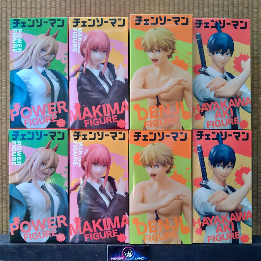 TAITO FIGURE: CHAINSAW MAN / มนุษย์เลื่อยยนต์ - DENJI / เด็นจิ - AKI  / อาคิ - MAKIMA / มาคิมะ - POW