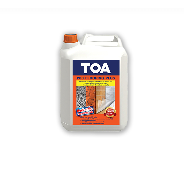 TOA200 ใหม่มาก ผลิตปี 2025 /02⭐ floring  5 ลิตร น้ำยาเคลือบเงา สำหรับทาพื้น/ขัดมัน ชนิดทนการ