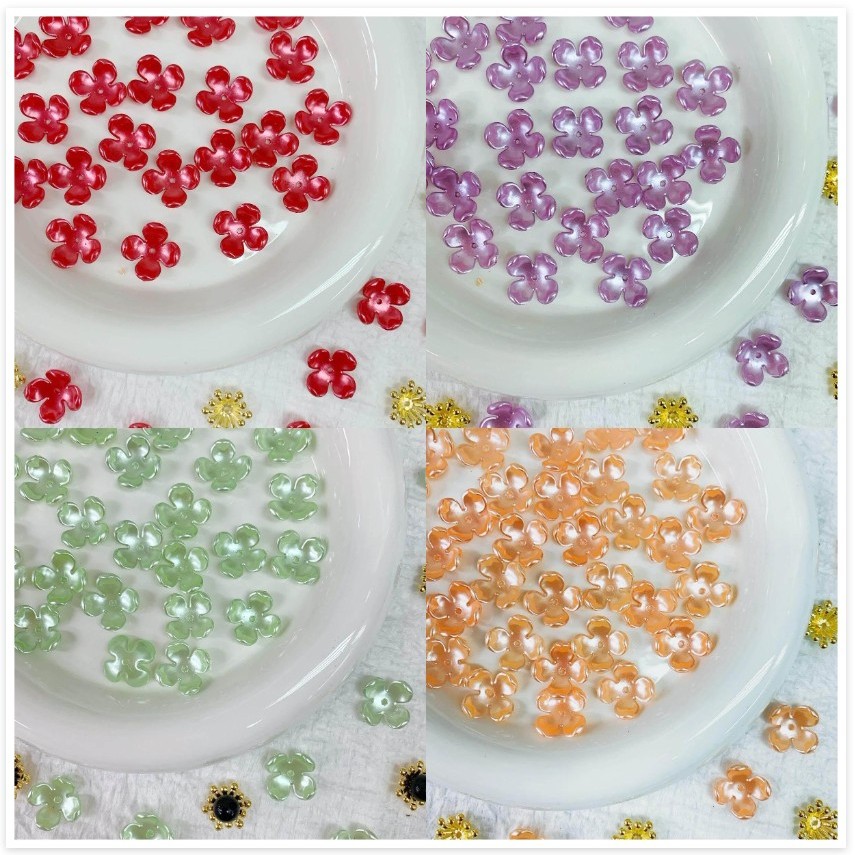 ดอกเข็มสีมุก สำหรับงาน DIY อุปกรณ์เสริมงานฝีมือ