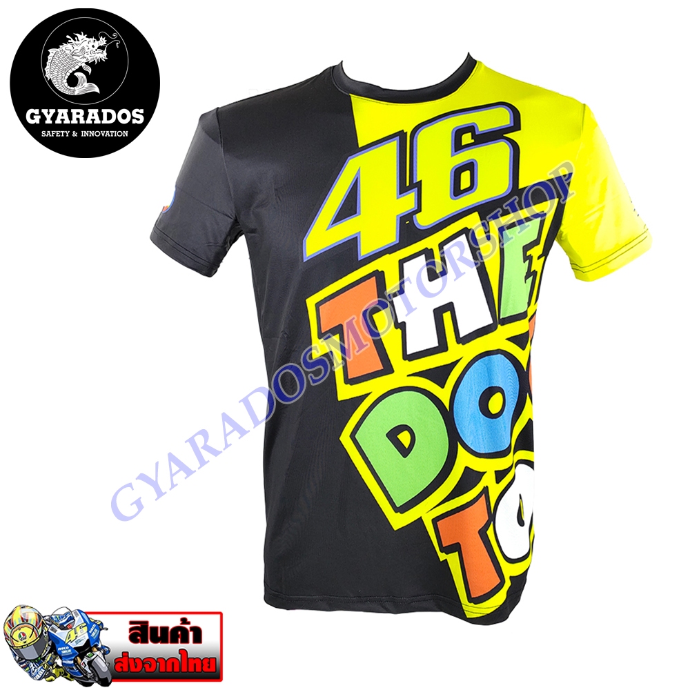 เสื้อยืดแขนสั้น The doctor 46 JT502 เนื้อผ้านาโนไมโครไฟเบอร์ นุ่มลื่นแห้งไว ซับเหงื่อ สวมใส่สบาย
