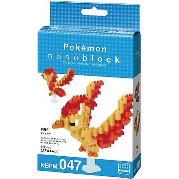 Kawada nanoblock Pokemon NBPM_047 Fire (Moltres) 4972825213834 (นาโนบล็อค)