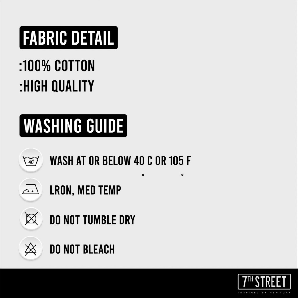 เสื้อยืด 7th Street (ของแท้) รุ่น ZSL T-shirt Cotton100% - รูปที่ 3