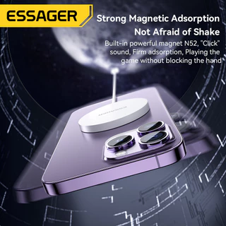 ESSAGER 15W ชาร์จไร้สายเร็ว สำหรับ for iP 14/13/12 Pro Max ที่รองรับ Qi ระบบ