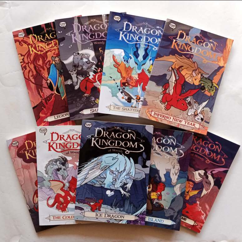 หนังสือการ์ตูนภาษาอังกฤษ Dragon Kingdom of Wrenly Novel series ปกอ่อน