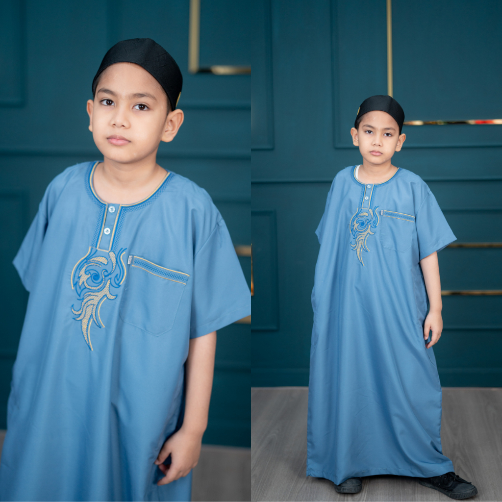 โต๊ปเด็กแขนสั้น ใส่สบาย ปักลายอย่างลงตัว 3กระเป๋า แบรนด์อิก๊าฟ(คละเฉด คละลาย)BA25วาริสมุสลิม EP2.