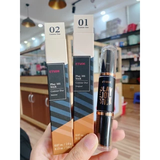 (แท้/พร้อมส่ง) Etude House New Play 101 Stick Contour Duo 2.0g — คอนทัวร์แบบแท่ง 2 หัว