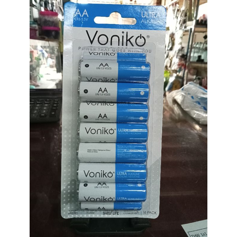 ถ่าน Voniko AA Ultra Alkaline