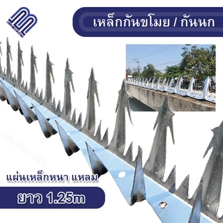 เหล็กกันขโมย ยาว 1.25เมตร หนามป้องกันขโมย ป้องกันนก ลวดหนามสำเร็จ