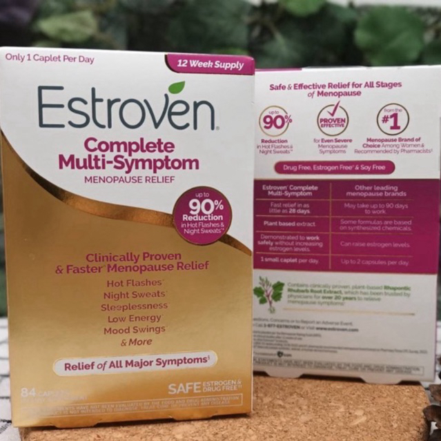 Estroven multi-symptom อาหารเสริมสำหรับวัยทอง และ ผู้มีบุตรที่ไม่เคยอยู่ไฟ