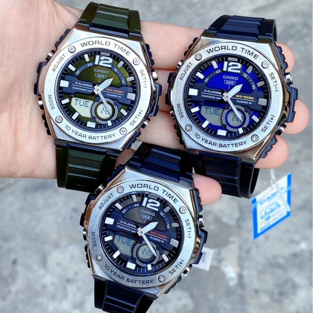 นาฬิกาข้อมือ Casio Standard Digital รุ่น MWQ-100H สินค้าของแท้ รับประกันศูนย์ 1 ปี นาฬิกาแฟชั่น แฟชั