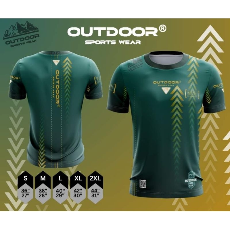 เสื้อกีฬาแขนสั้น Outdoor เนื้้อผ้าโพลีเอสเตอร์ ผ้าหนานุ่ม ใส่สบาย ไม่ร้อน มีหลายสีให้เลือก ราคา ถูกที่สุด ดีลบีเคเค แกลเลอรีภาพที่ 5