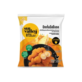ซันแวลเล่ย์ ชิกเก้นชีสสึบอล (Chicken Cheese-Su Ball Sun Valley Brand) 500 G
