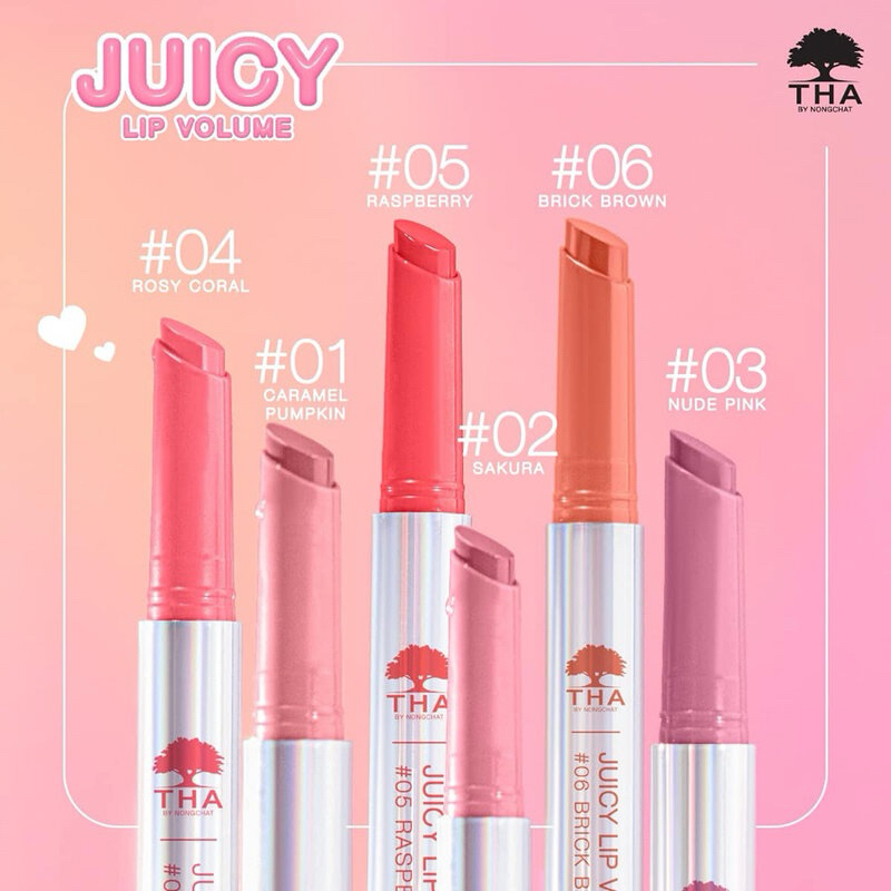THA BY NONGCHAT Juicy Lip Volume 2g