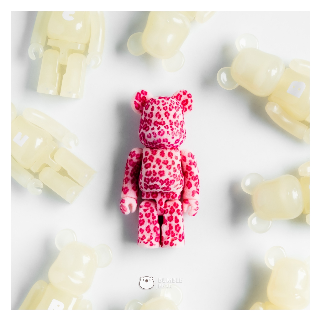 [‼️ของแท้, พร้อมส่ง‼️] 100% Bearbrick Series 30 Pattern Pink Leopard