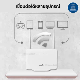 [รองรับซิม NT❗️] PK-106 4G Router Wifi ใส่ซิม 4G LTE 300 Mbps เร้าเตอร์ไวไฟ ใส่ซิมได้ ไวไฟพกพา Pocket Wifi