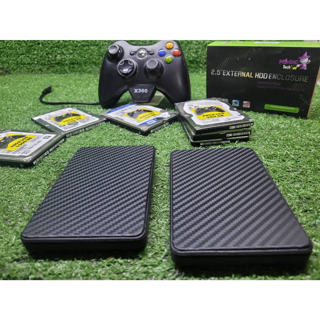 HDD XBOX360 แบบ USB  มีเกมเต็มลูก เลือกได้ เกมส์ KINECT ก็มี สำหรับเครื่องที่แปลง RGH เท่านั้น