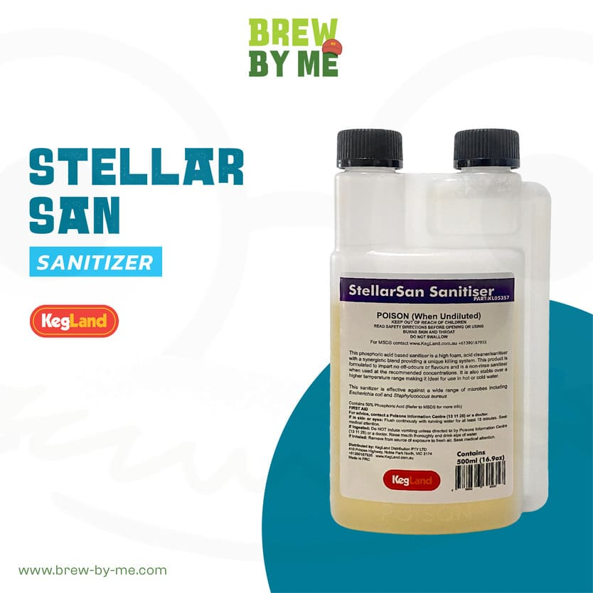 น้ำยาฆ่าเชื้อ [Food Grade] StellarSan Sanitiser 500ml - ใช้งานเหมือน Star San #homebrew Stellar San จาก Kegland
