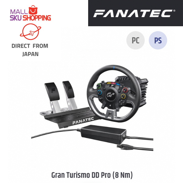 【ส่งตรงจากญี่ปุ่น】FANATEC Gran Turismo DD Pro (8NM) อุปกรณ์เสริมพวงมาลัย สําหรับเกมแข่งรถ PC PS
