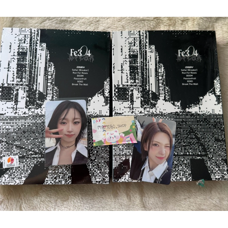 💖พร้อมส่ง💖nmixx fe3o4 ver poster อัลบั้มแกะแล้ว เลือกการ์ด