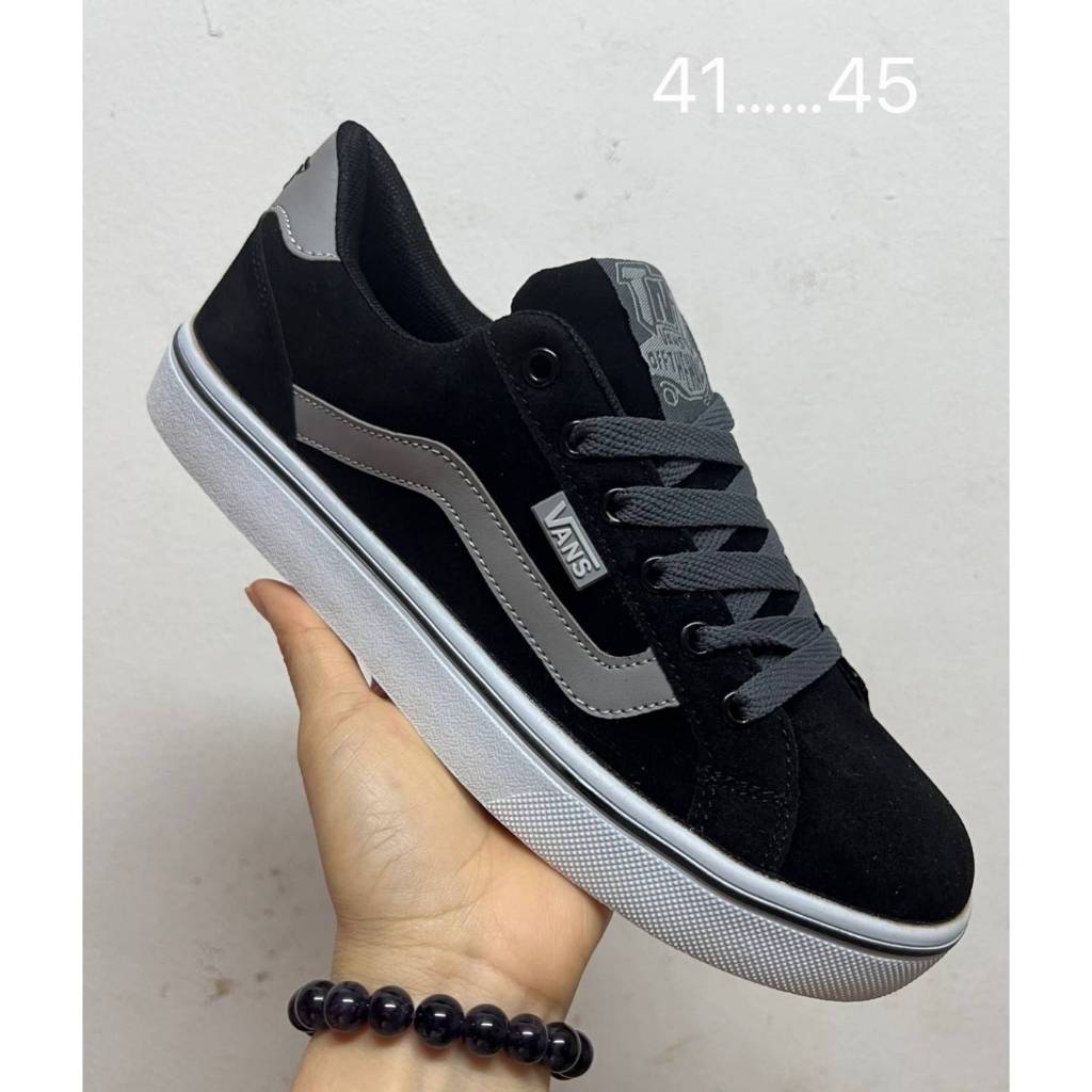 มาเพิ่มแล้ว รองเท้าผ้าใบแว น velvet (39-45EU) มี 10 สี หนังกลับกำมะหยี่ ทรงหล่อเทห์ ใส่เล่นสเก็ตบอร์ด V87B01