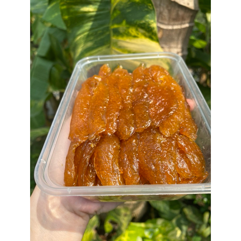 มะม่วงกวนแบบชิ้น ส้มลิ้ม ขนาด 500 กรัม พร้อมส่ง