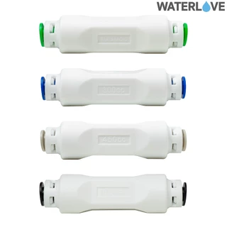 โฟว์น้ำทิ้ง เครื่องกรองน้ำ RO Flowโฟว์น้ำทิ้ง 300/450/1000/1600ccปลายทั้ง 2 ด้าน แบบ Speed fit เป็นช่องเสียบสายพร้อมใช้