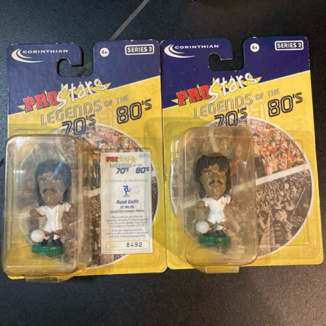 Corinthian Pro Stars โมเดลนักฟุตบอล รุด กุลลิท Ruud Gullit มีการ์ด และไม่มีการ์ด