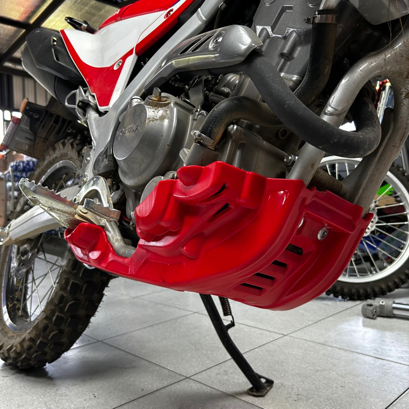 กันแคร้ง CRF300L ทรง Acerbis (การ์ดแคร้งพลาสติก)