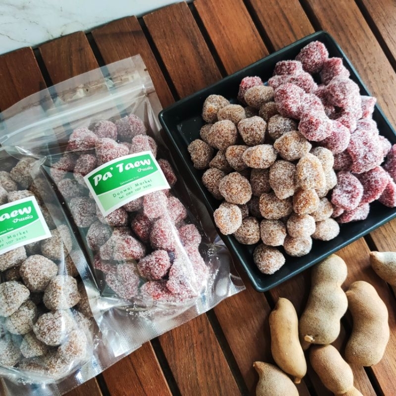 มะขามแก้วมะขามล้วน มะขามแก้วผสมกระเจี๊ยบร้านป้าแต๋ว ขนาด 250 กรัม ไร้เมล็ดรสชาติเปรี้ยวอมหวานกลมกล่อมสุดๆเก็บไว้ได้นาน