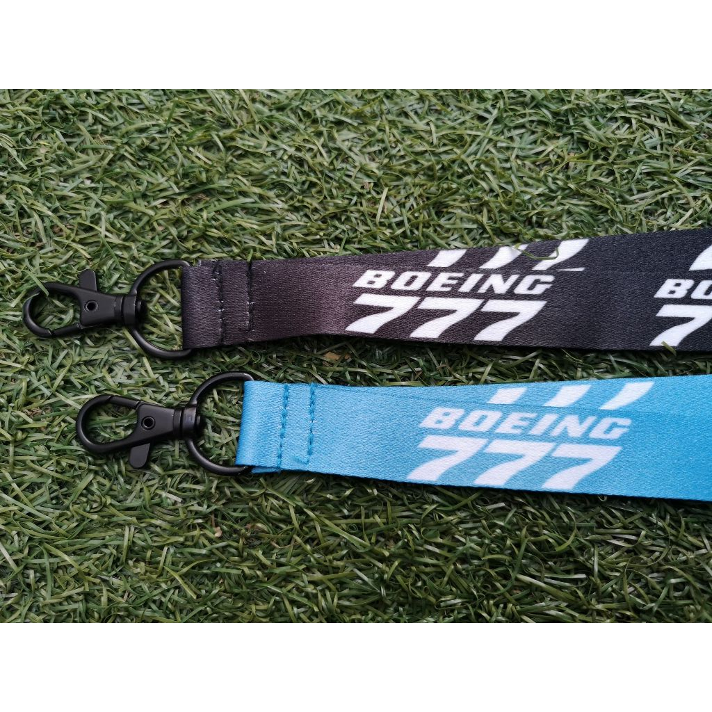 สายคล้องคอ โบอิ้ง แอรบัส Boeing Airbus A-350 B-777 B-787 A-320 Lanyard  Key ID Card Neck strap - รูปที่ 5