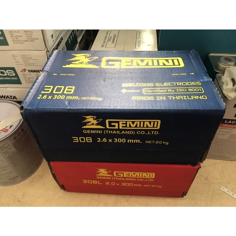 ยกลัง ลวดเชื่อม สแตนเลส GEMINI เจมินี 308-308L Standless