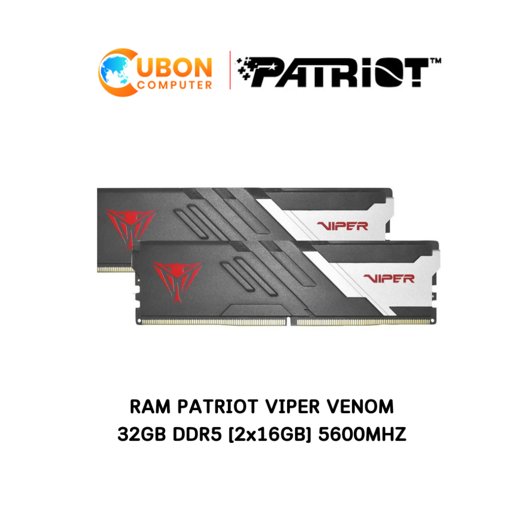 RAM(แรม) PATRIOT VIPER VENOM 32GB DDR5 [2x16GB] 5600MHZ