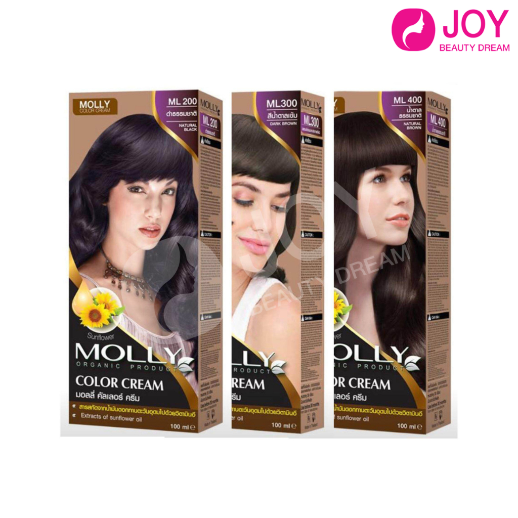 Molly Color Cream มอลลี่ ครีมเปลี่ยนสีผมออแกนิค