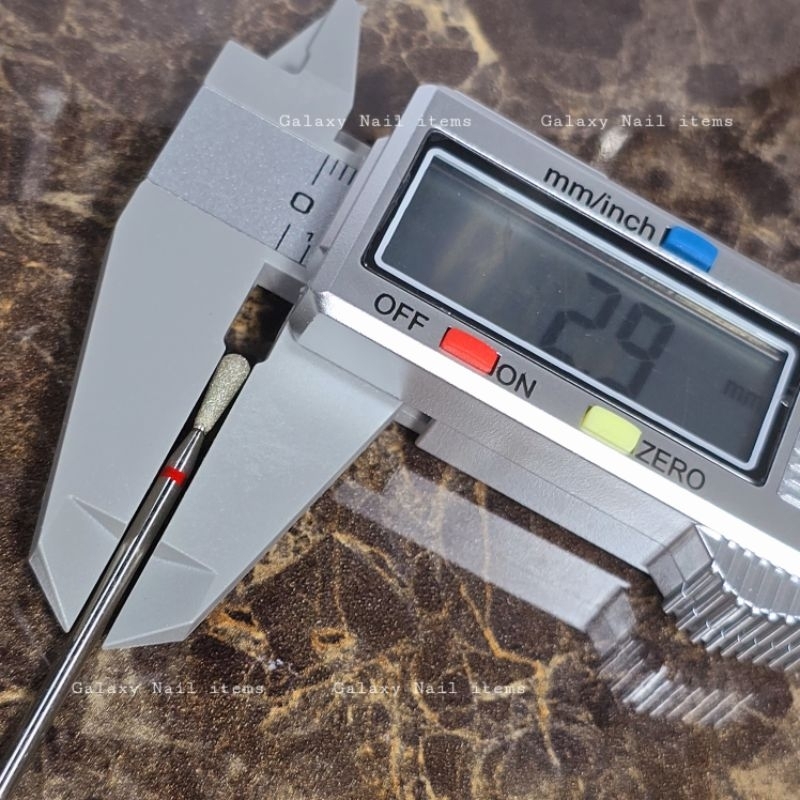 drop shape diamond nail drill bit หัวเคลียร์หนังทำเล็บ สไตล์รัสเซีย - รูปที่ 2