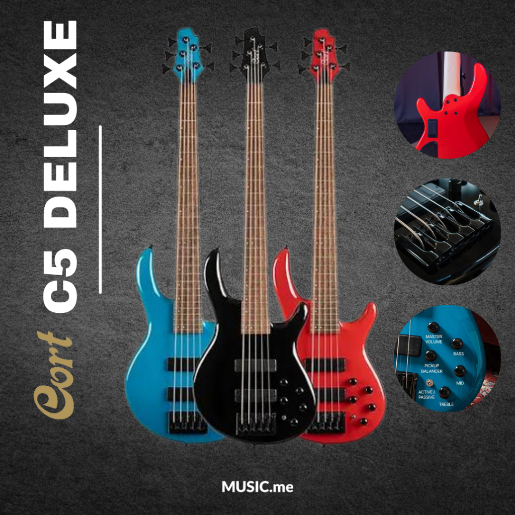 Cort C5 Deluxe เบสไฟฟ้า Cort 5 สาย