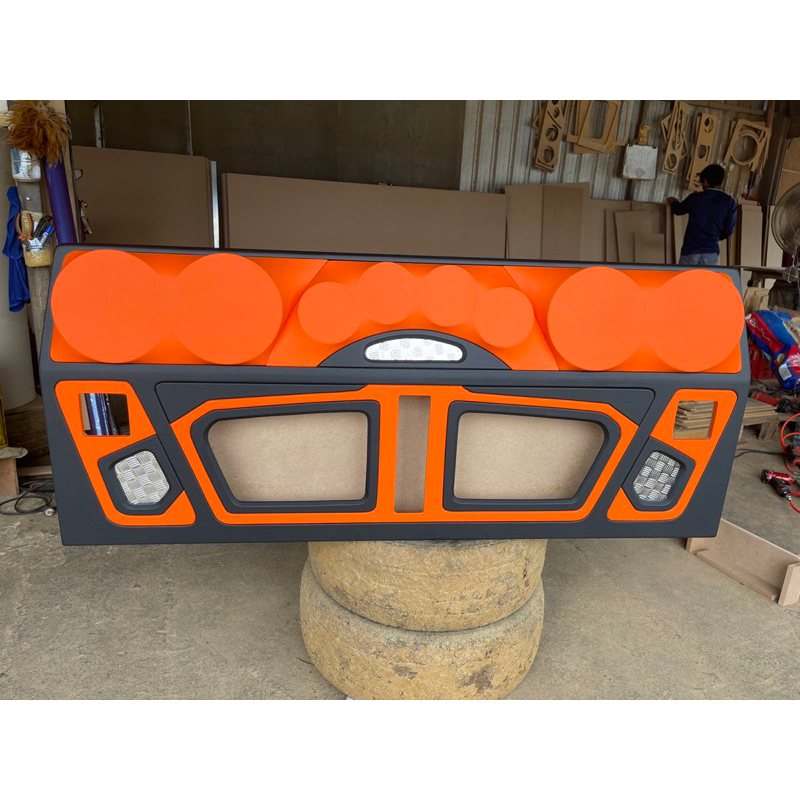 แผงซาวด์หลัง #รุ่นดีแม็คเก่า/ดีแม็คออนิว/เชฟเก่า/นิวเชฟ #ใส่ดอก 6.5 นิ้ว2 คู่/แหลมจาน4 นิ้ว 2 คู่