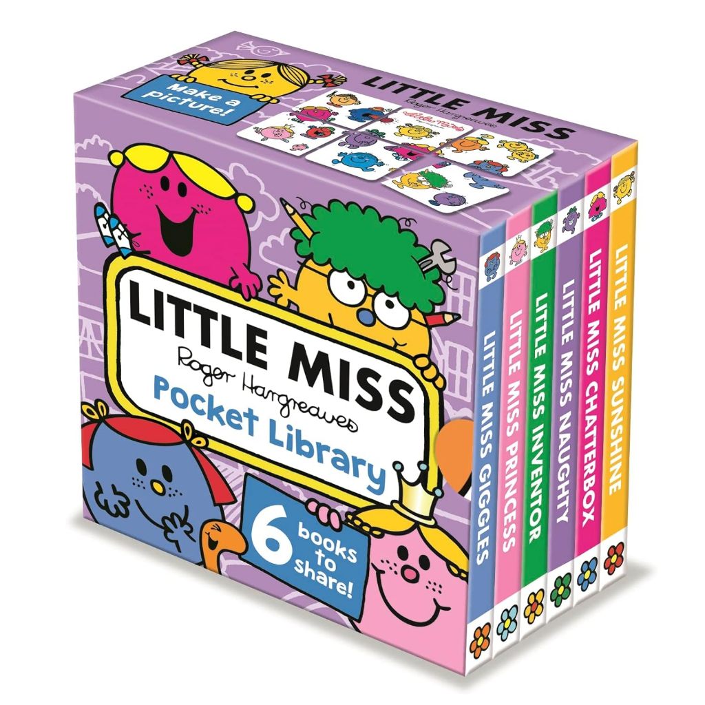 Little Miss Pocket Library Roger Hargreaves Board Book