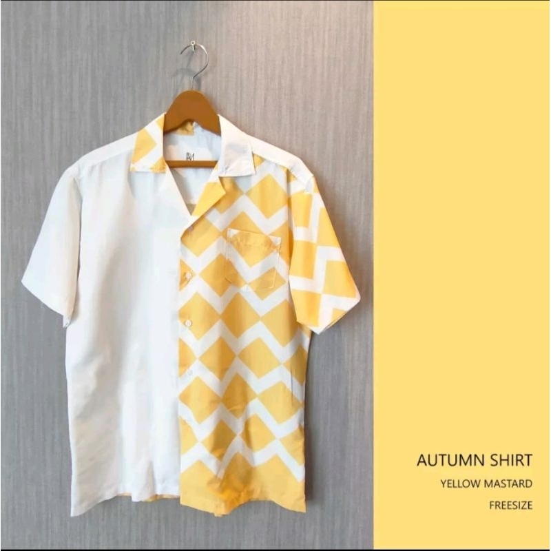 MBL เสื้อเชิ้ตแขนสั้น "AUTUMN SHIRT" Unisex Freesize