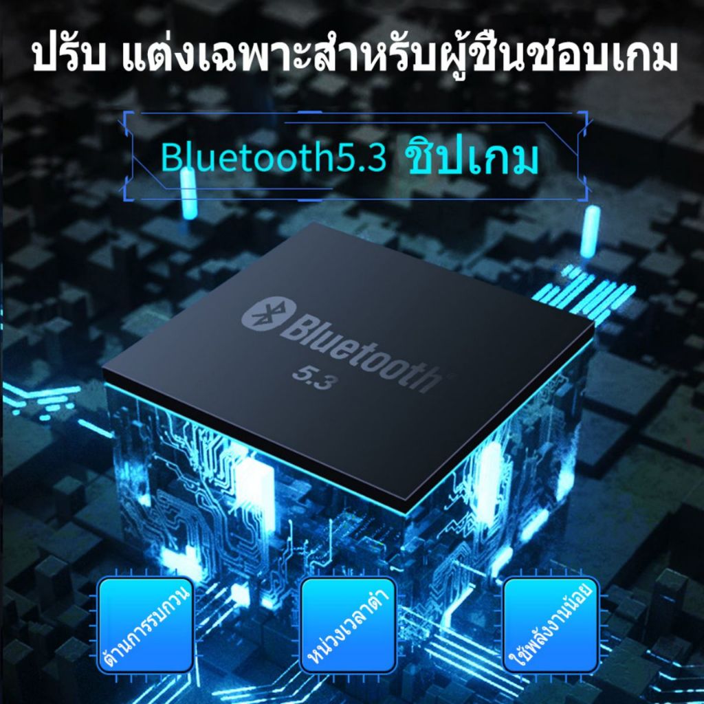 X37หูฟังบลูทูธ หูฟังสเตอริโอ หูฟังออกกําลังกาย กันน้ำควบคุมระบบสัมผัสสเตอริโอหูฟังเอียบัดไร้สายเล่นเกมหูฟังบลูทูธ faengt