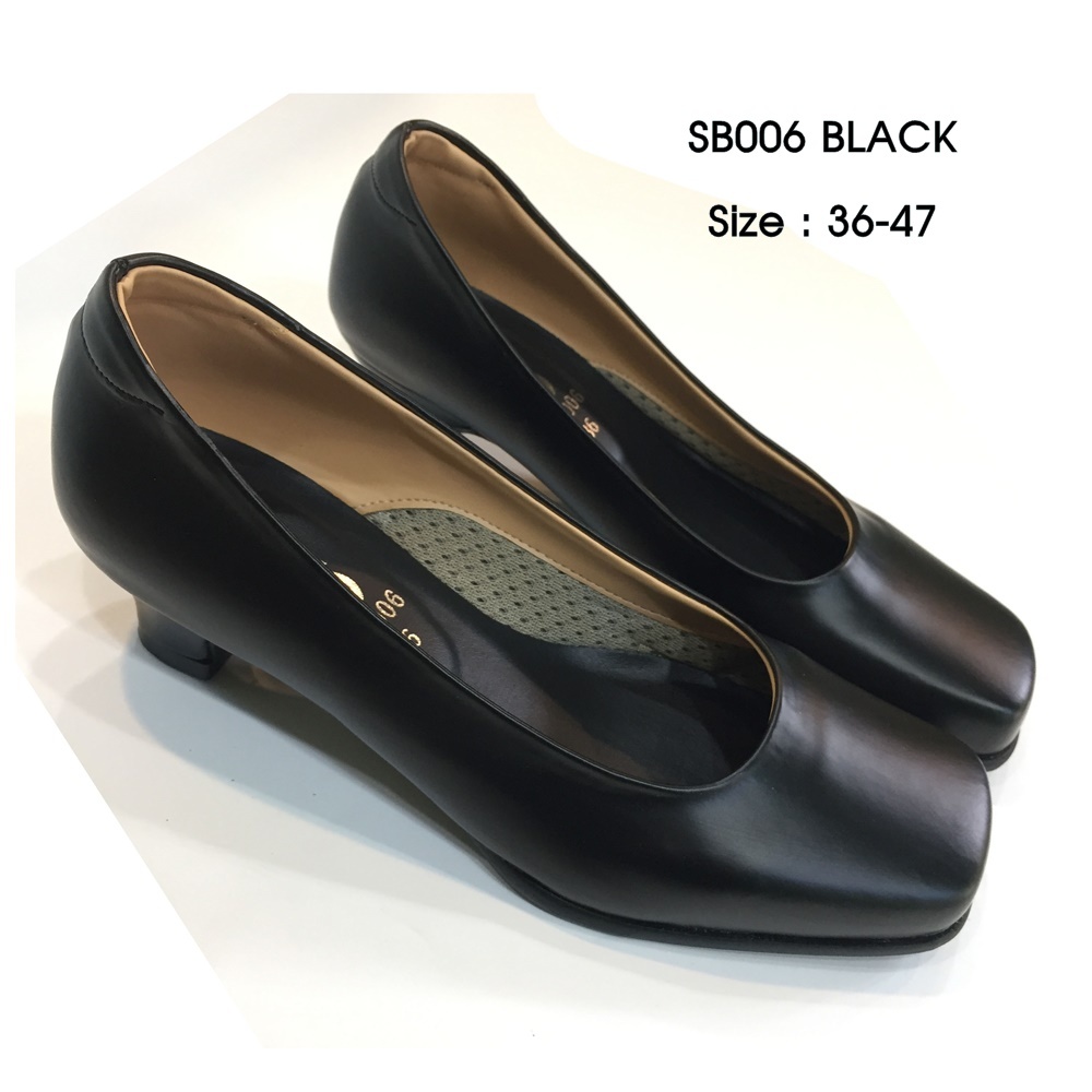 OXXO รองเท้ารับปริญญา  คัทชูนักศึกษา หรือสำหรับราชการ ผู้หญิงหัวตัด ส้น 1.5 นิ้ว SB006