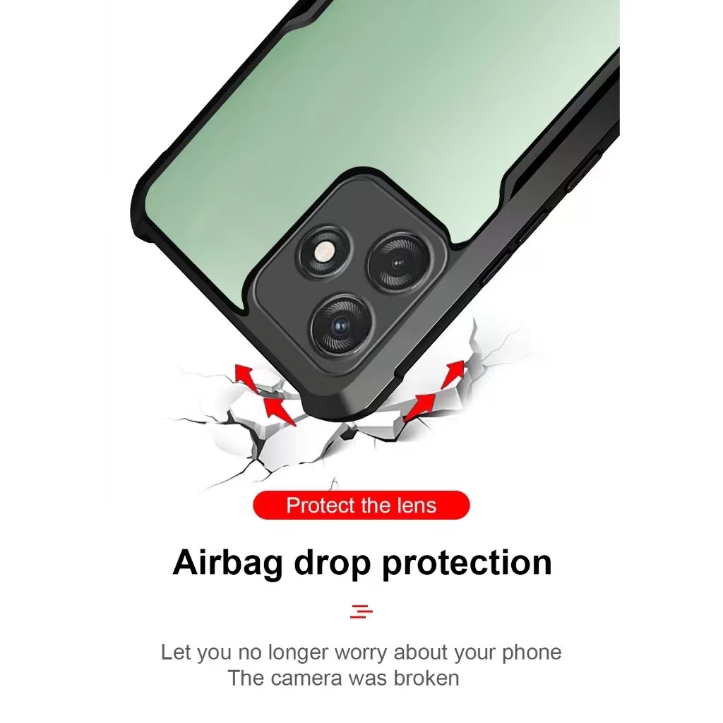 HHL เคสหลังใส ขอบสีOppo Realme C61 C63 Realme C51 C53 Realme Note50 Note70 เคสใสกันกระแทก ใช้สำหรับออปโป้ เรียลมีNote50 - รูปที่ 6