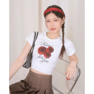 kome.offi เสื้อยืดคอลเลคชั่น Romantic soul